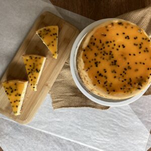 Passionfruit cheesecake